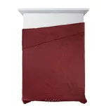 Narzuta jednokolorowa 220x240 BONI 5 ceglana pikowana w geometryczny wzór Design 91 - 4