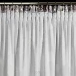 Zasłona na taśmie 140x270 DAVOS 2 welwetowa złoty nadruk egzotycznych liści - 10