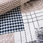 Pościel flanelowa 160x200 31511/1 beżowa patchworkowy wzór - 6