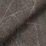 Dywanik bawełniany 50x70 NIKA grafitowy z geometrycznym wzorem z błyszczącą nicią - 5