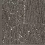 Dywanik bawełniany 50x70 NIKA grafitowy z geometrycznym wzorem z błyszczącą nicią - 4