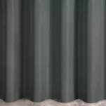Zasłona gotowa na taśmie 140x175 RITA jednokolorowa grafitowa z miękkiej tkaniny - 5