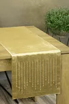 Bieżnik welwetowy 35x220 ROYAL 3 złoty zdobiony kryształkami - 2