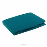 Prześcieradło z bawełny jersey z gumką turkusowe 160x200 Design 91 - 9