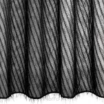 Zasłona na przelotkach 140x250 LAUREL czarna przetykana błyszczącą moherową nicią - 6