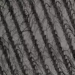 Zasłona na przelotkach 140x250 LAUREL czarna przetykana błyszczącą moherową nicią - 3