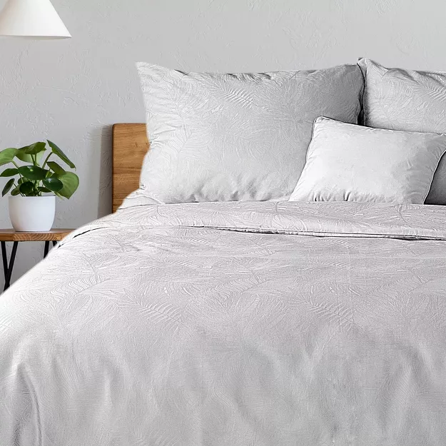 Pościel bawełniana 220x200 DAMASK biała z adamaszku żakardowy wzór z kolekcji Diva Line