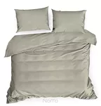 Pościel satynowa 180x200 NOVA 3 jednokolorowa gładka beż 1 - 6