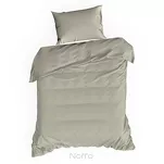 Pościel satynowa 180x200 NOVA 3 jednokolorowa gładka beż 1 - 5