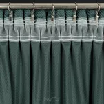 Zasłona gotowa na taśmie 140x300 ELIZA welwetowa ciemna mięta jednokolorowa z drobnym wzorem - 11