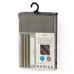 Zasłona na przelotkach 140x250 NERISA zaciemniająca cappuccino jednokolorowa - 6