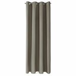 Zasłona na przelotkach 140x250 NERISA zaciemniająca cappuccino jednokolorowa - 7