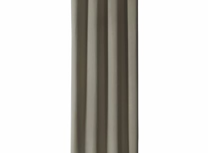 Zasłona na przelotkach 140x250 NERISA zaciemniająca cappuccino jednokolorowa