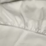 Prześcieradło z satyny bawełnianej z gumką DINA kremowe 220x200 z kolekcji Diva Line - 3