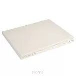 Prześcieradło z satyny bawełnianej z gumką DINA kremowe 220x200 z kolekcji Diva Line - 4