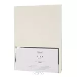 Prześcieradło z satyny bawełnianej z gumką DINA kremowe 220x200 z kolekcji Diva Line - 5