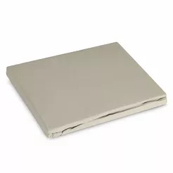 Prześcieradło z bawełny renforce z gumką 220x200 beżowe BASIC