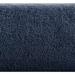 Ręcznik bawełniany 30x50 DAMLA granatowy gładki z subtelną bordiurą