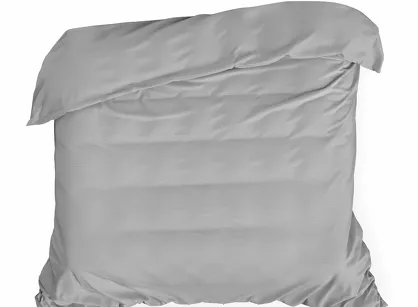 Poszwa na kołdrę bawełniana 140x200 NOVAC stalowa