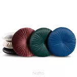 Poszewka welwetowa fi 40 VELVET 68G srebrna z wypełnieniem i dekoracyjnym wzorem - 3