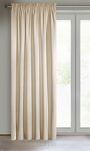 Zasłona na taśmie 140x270 VILLA welwetowa beżowa o aksamitnej strukturze - 8