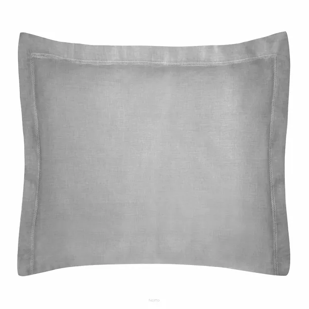 Poszewka bawełniana NOVAC stalowa 70x80 z 5 cm zakładką