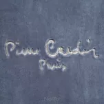 Koc akrylowy 160x220 CLARA 1 Pierre Cardin niebieski jednokolorowy z wyhaftowanym logo - 3