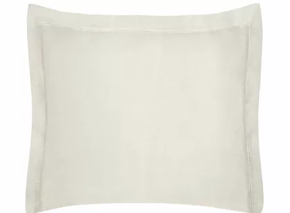 Poszewka bawełniana NOVAC beżowa 50x70 z 4 cm zakładką