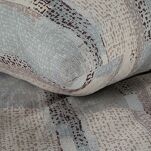 Pościel z mikrowłókna 220x200 ALLISON srebrna beżowa wzór geometryczny Design 91 - 3