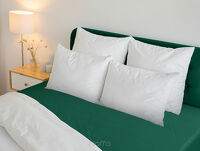 Prześcieradło z bawełny renforce z gumką 180x200 zielone BASIC - 8