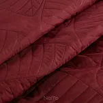 Narzuta 220x240 BONI 6 ceglana pikowana z mikrofibry botaniczny wzór liści - 6