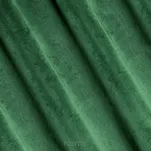 Zasłona gotowa na taśmie 140x300 PIERRE welwetowa ciemna zieleń jednokolorowa - 5