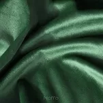 Zasłona na taśmie 140x300 PIERRE welwetowa ciemna zieleń jednokolorowa - 3