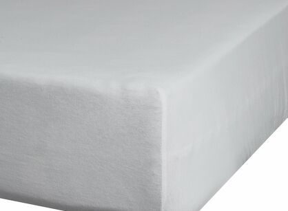 Prześcieradło z bawełny jersey z gumką srebrne 120x200 Design 91