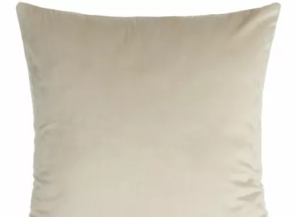 Poszewka welwetowa 45x45 GAJA 1 jednokolorowa beżowa