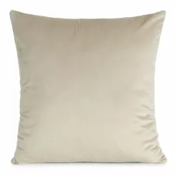 Poszewka welwetowa 45x45 GAJA 1 jednokolorowa beżowa