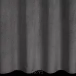 Zasłona na przelotkach 140x250 ARIADNA welwetowa grafitowa zdobiona diamencikami - 6