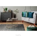 Poszewka welwetowa 45x45 SIBEL jednokolorowa Pierre Cardin kremowa zdobiona lamówką - 5