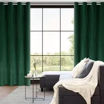 Zasłona na przelotkach 140x250 ARIADNA welwetowa ciemna zieleń zdobiona diamencikami - 7