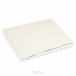 Prześcieradło z bawełny renforce z gumką 220x200 kremowe BASIC - 5