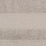 Ręcznik 50x90 NESSY beżowy z szeroką żakardową bordiurą  przetykaną metaliczną nicią 500 g/m2 - 3