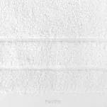 Ręcznik bawełniany 30x50 DAMLA biały gładki z subtelną bordiurą - 6