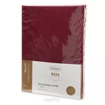 Prześcieradło z satyny bawełnianej z gumką NOVA 3 ciemna czerwień 140x200 - 2