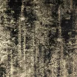 Zasłona gotowa na przelotkach 140x250 RENIA welwetowa czarna z szampańskim przecieranym wzorem - 4